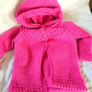 Handmade Knitted Baby Sweater